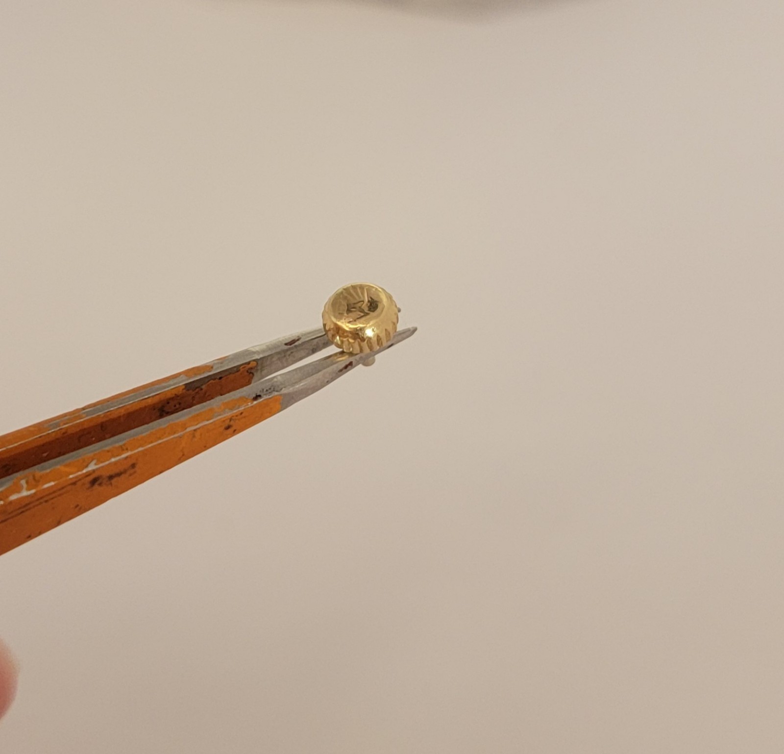 Genuine Rolex 24-530-8 5.3mm 18k Yellow Gold Crown
