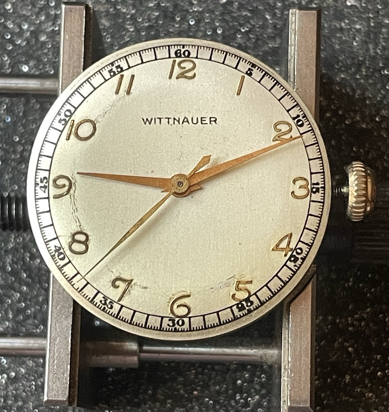 Vintage Wittnauer Men’s Watch Manual Movement 11ESB W/ Dial & Hands Runs Well