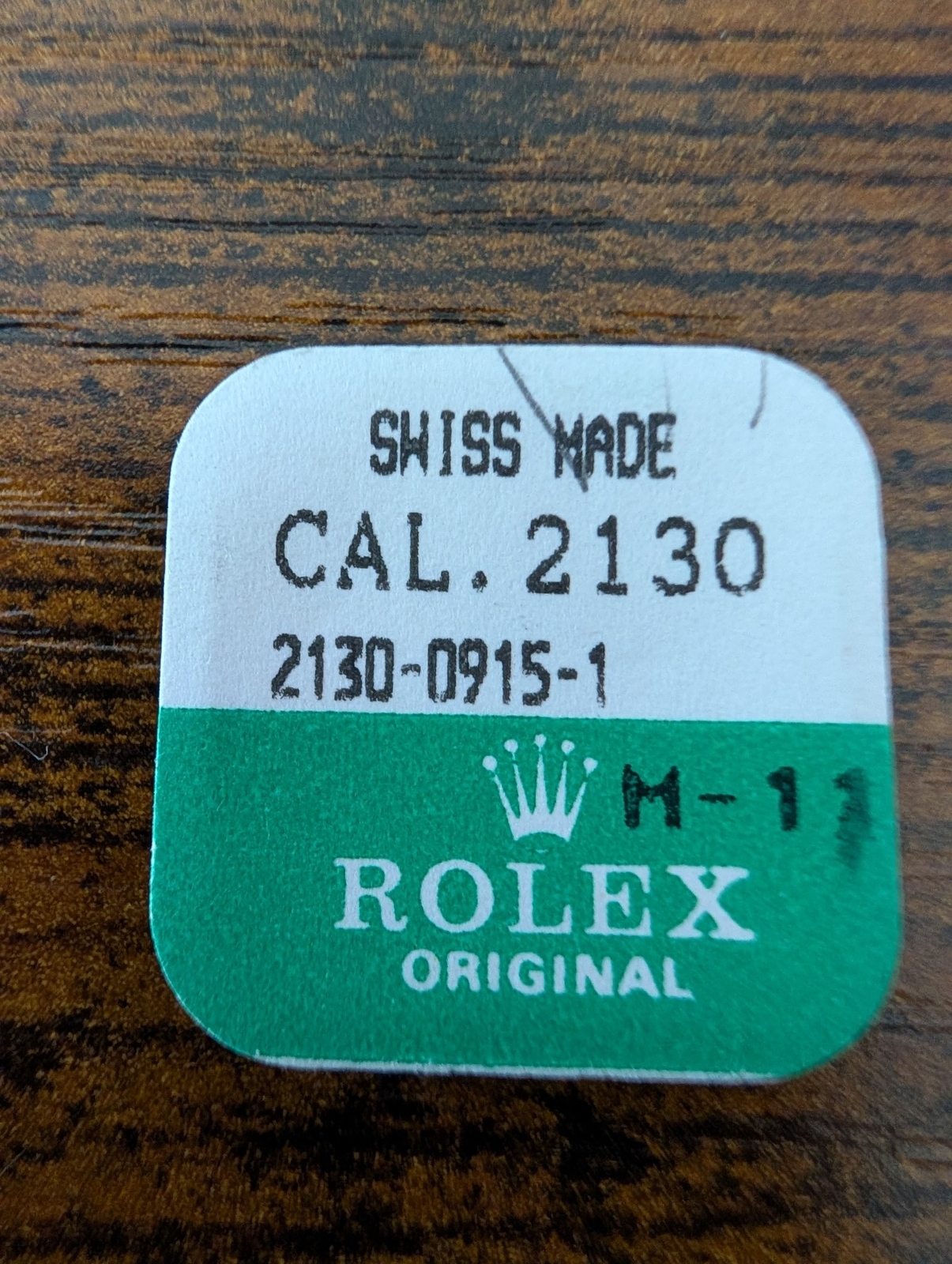 ROLEX-INSETTING FOR BALANCE UPPER/LOWER-FACTORY SEALED-CAL 2130 PART 2130-0915-1