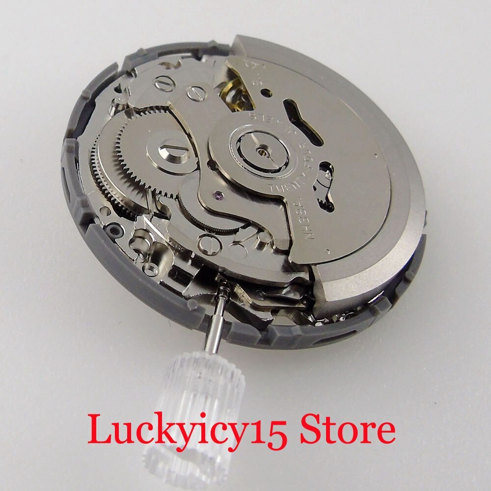 Japan NH38A 24 Jewels Watch Movement 21600BPH Hollow Dial Watch Movement Parts