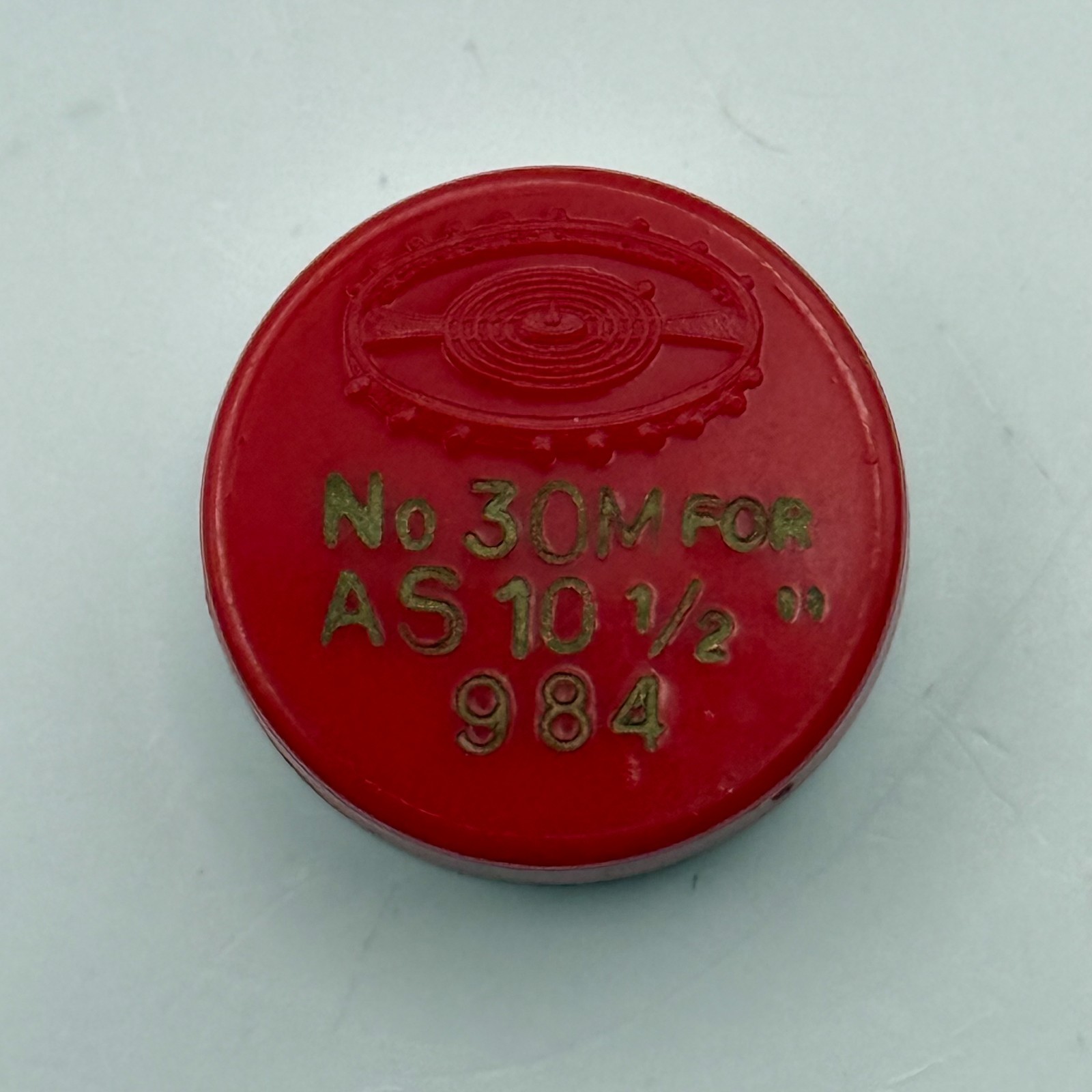 AS 984 Balance Wheel Complete And Spring 10½’’’ 30 M Watch Movement Parts NOS