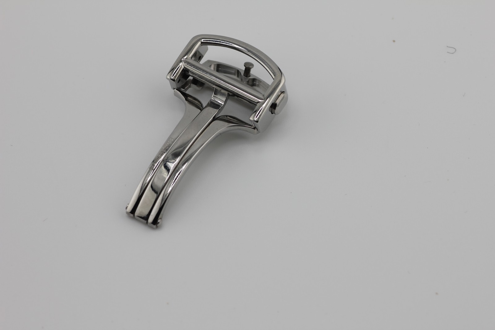 Cartier Santos 18mm Stainless Steel Deployment Buckle Folding Clasp Polished New