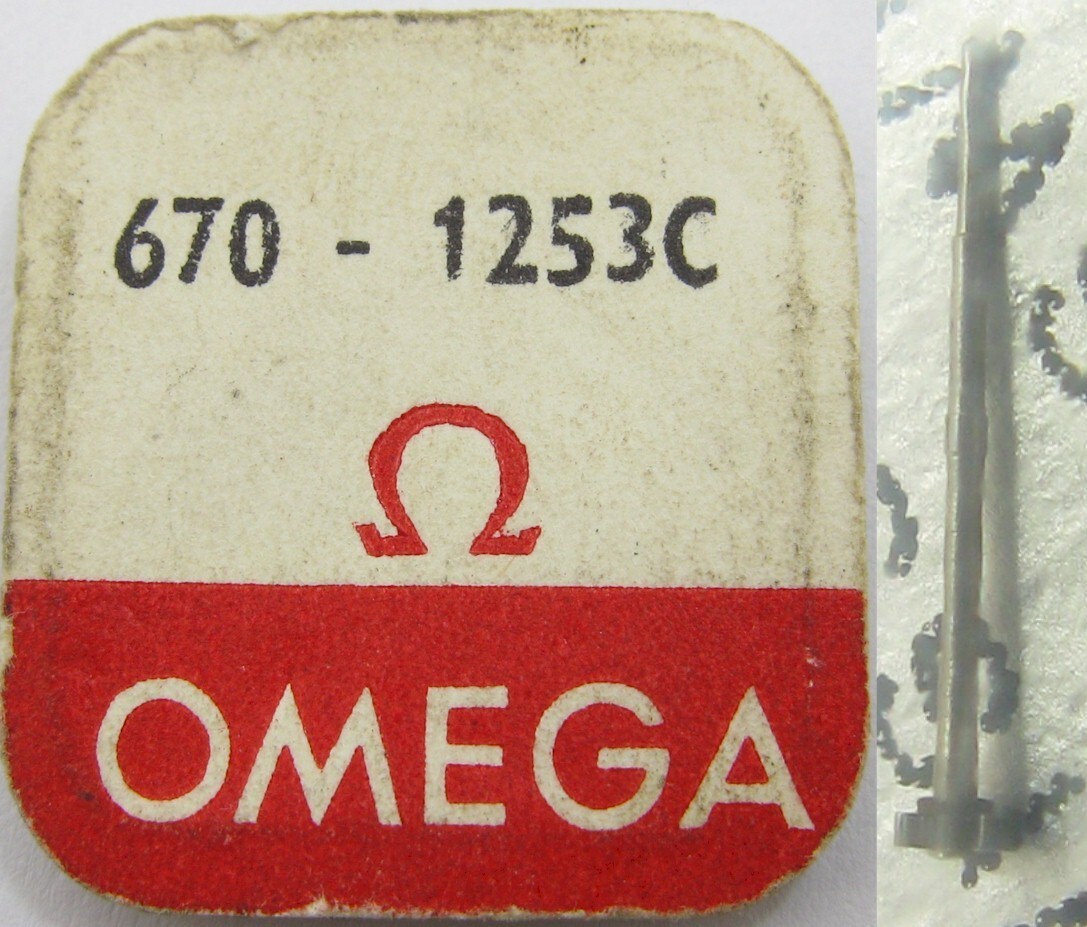 Omega 670 watch part sweep second pinion #1253c