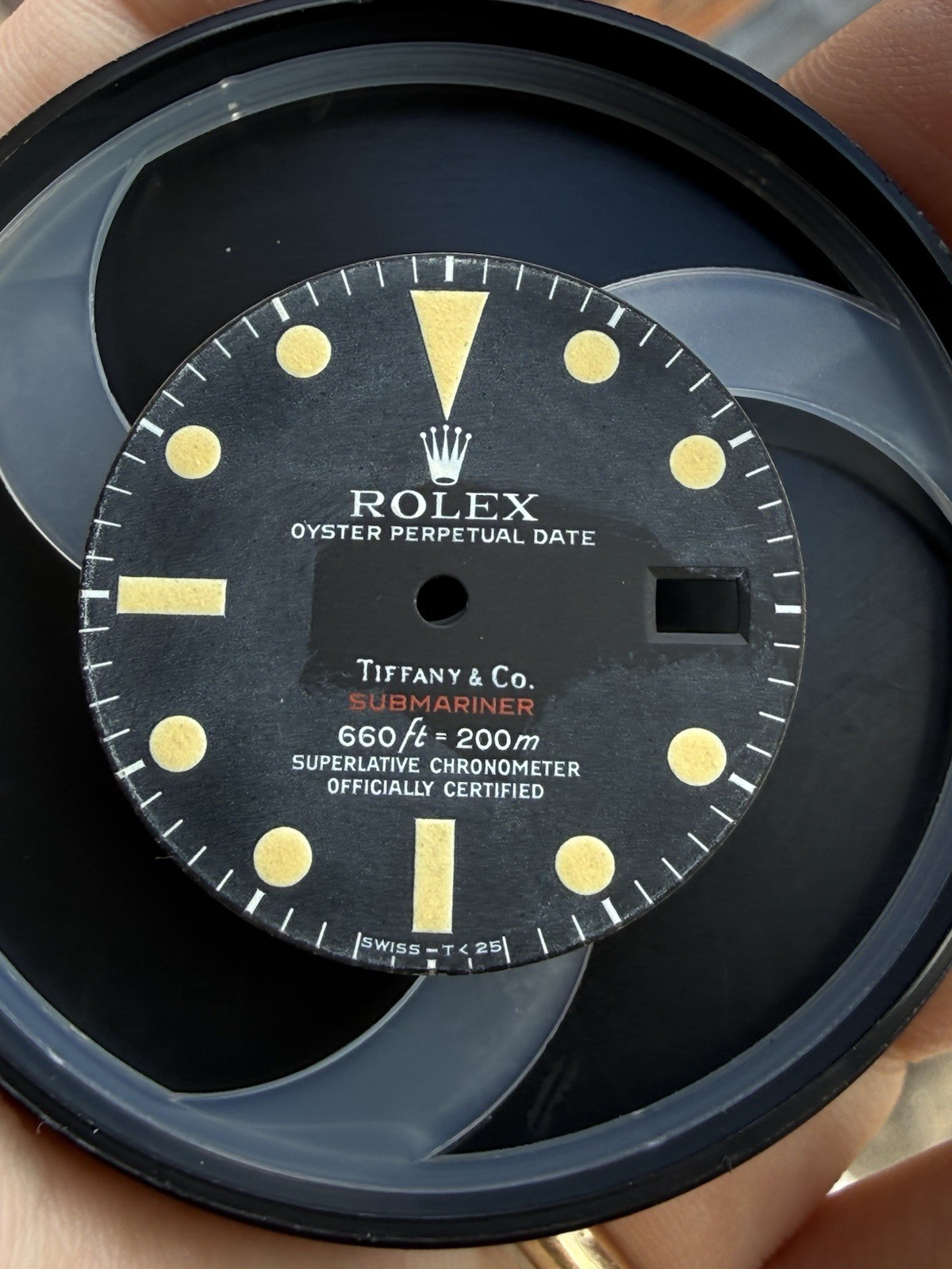 Rolex Submariner 1680 Red MK V Dial GENUINE Tiffany & Co Double Stamped RARE