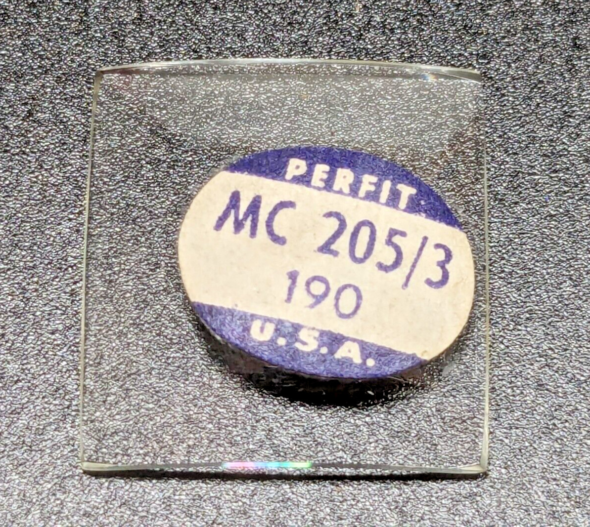 NOS Perfit Mineral / Glass Rectangular Watch Crystal MC 205/3 190 20.5 x 19.0 MM