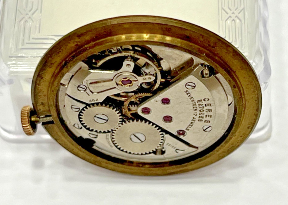 Dial & Movement Manual Eta 2390 Driva Geneve Jewels 17 Swiss Made Running