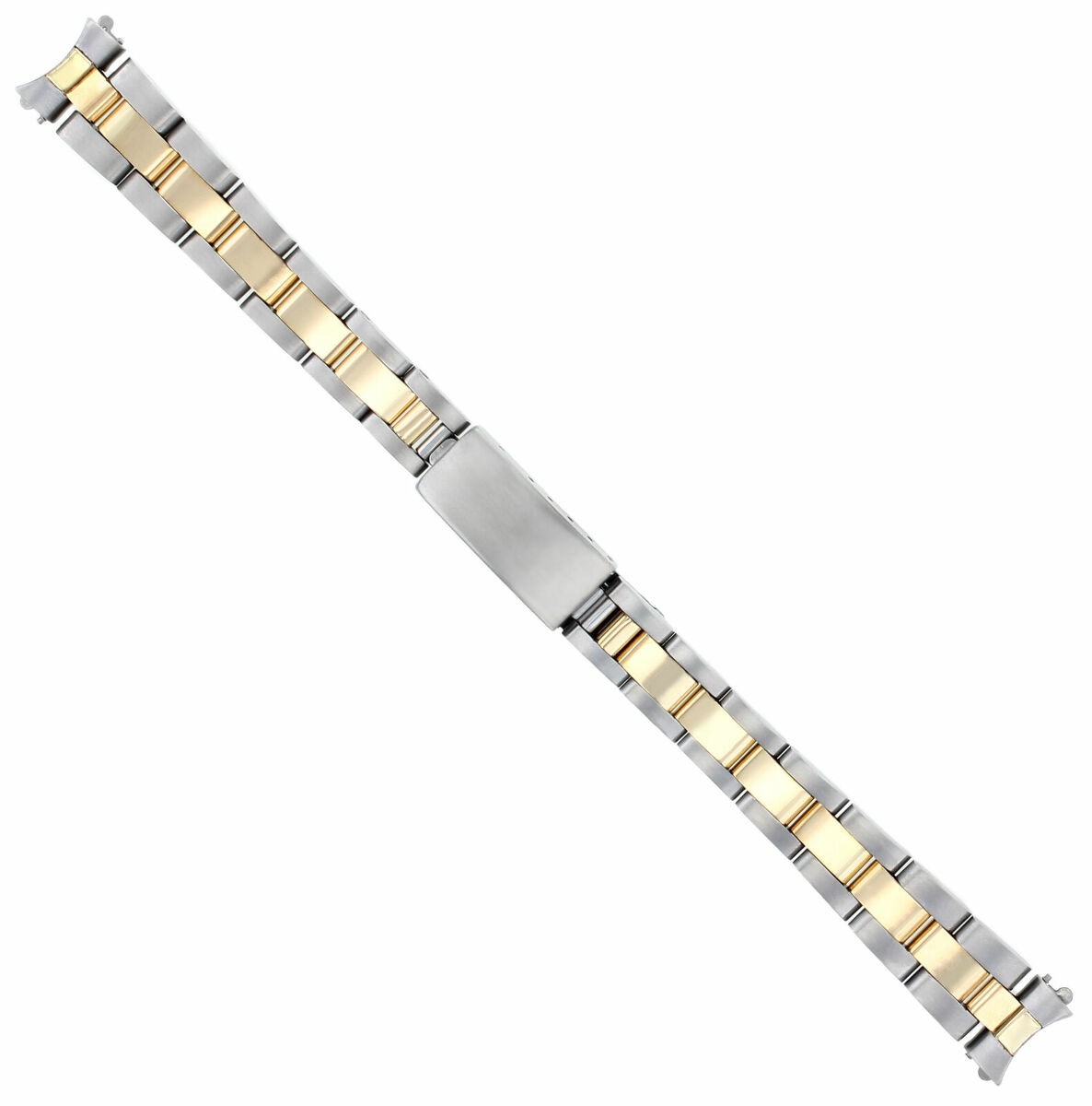 13MM LADIES 18K/SS TWO TONE OYSTER WATCH BAND FOR ROLEX 26MM 67183, 67193, 67233