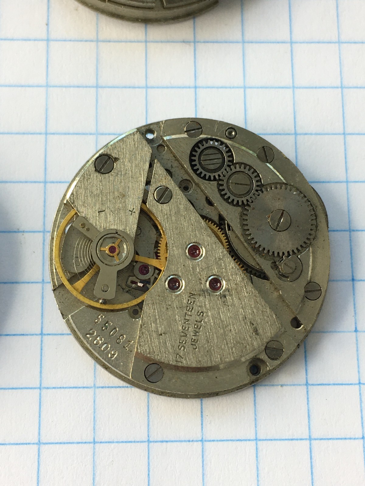 MOVEMENTS (10pcs) FOR MENS WRIST WATCH Raketa Vostok etc. USSR for parts