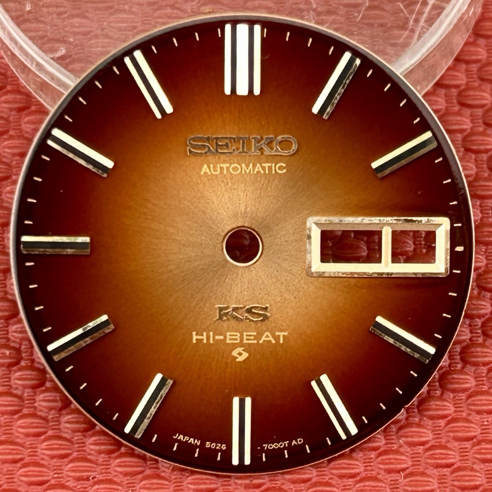 Vintage King Seiko Chocolate Vignette KS Dial For 5626 – Restored – w/ Both Feet