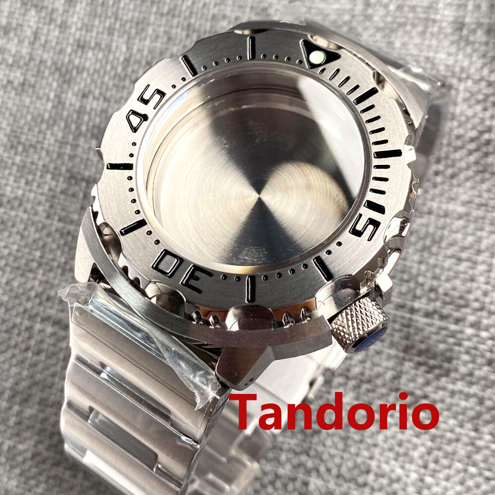 42mm AR Sapphire Crystal Watch Case for NH34 NH35A NH36 200M Monster 3.8 o’clock