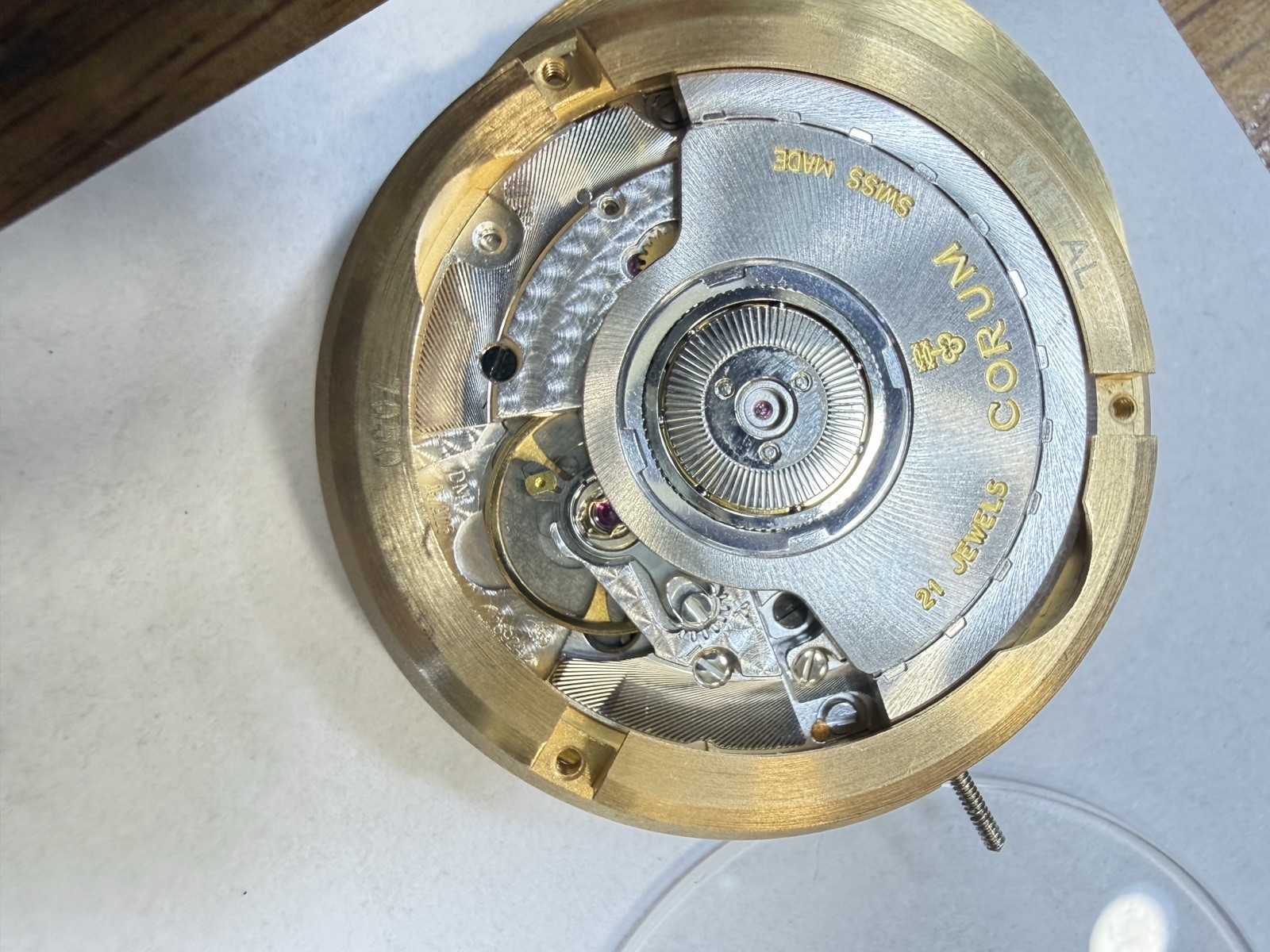 Corum Movment Eta 2892A2 Oman Logo Dial + Original Glass Excellent