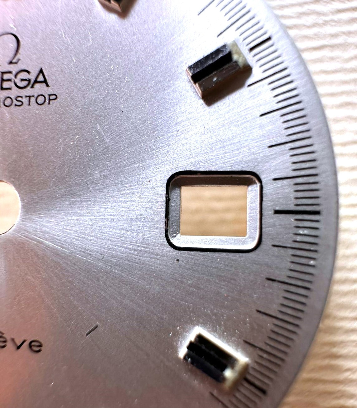 Omega Chronostop Jumbo for Cal.920 Dial Vintage Original, Year 1969