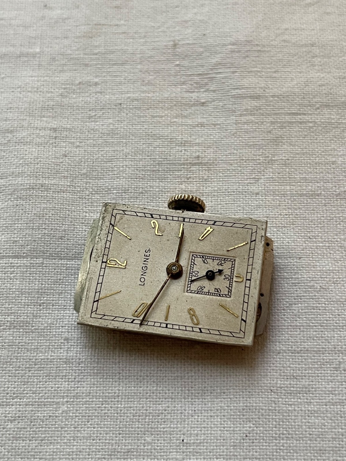 Longines 9L – movement for mens watch AS IS,GOOD BALANCE, lot 2506