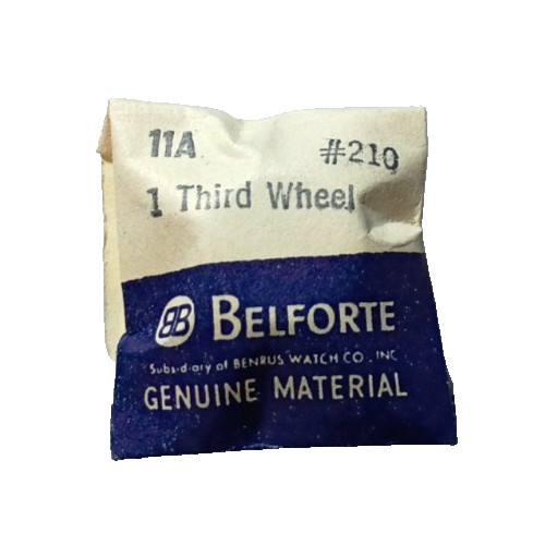 Belforte 11A ETA 1255 Third Wheel Complete watch part #210/878