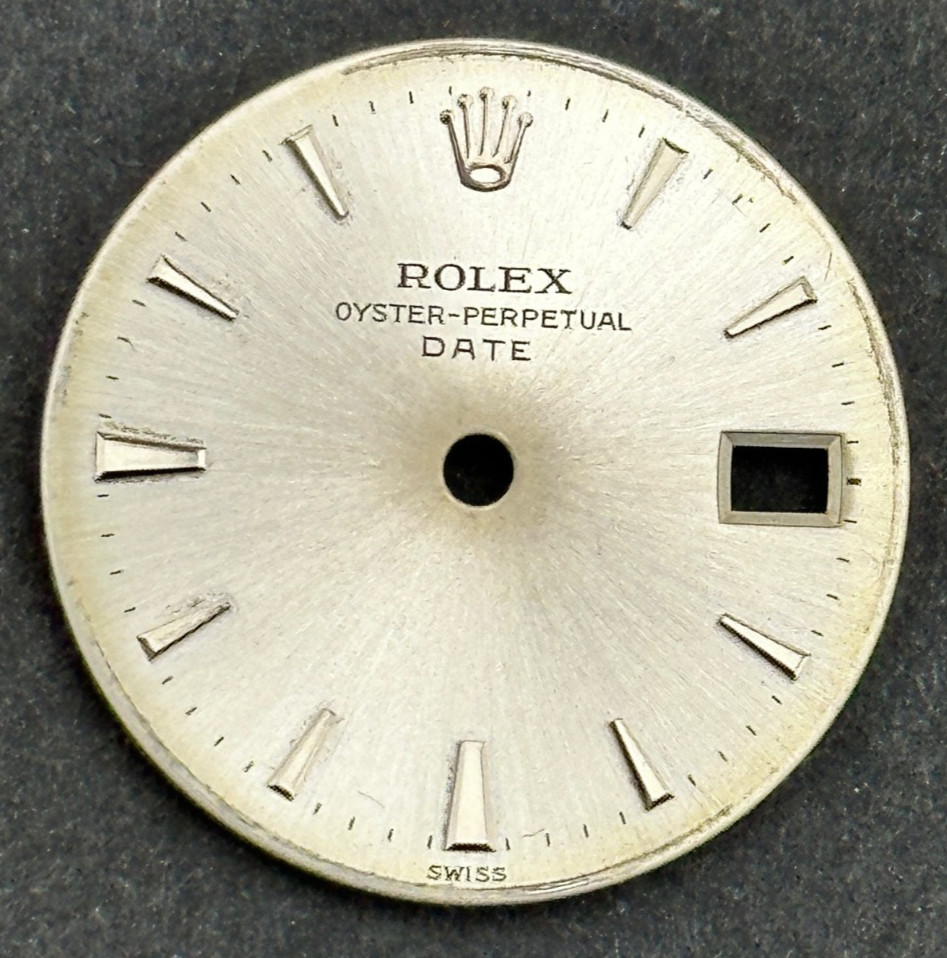 Vintage Rolex Oyster Perpertual Date Watch Dial Swiss For 26mm Case 6519 6917