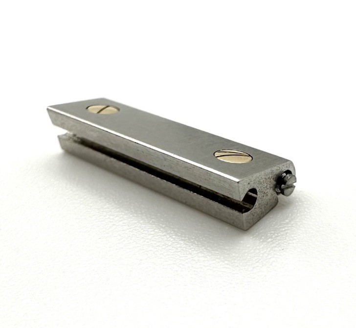 Preowned Genuine Cartier Santos Twotone 18mm End Piece Link Part VA280013