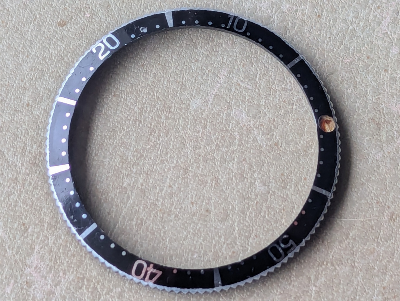 Vintage Early 1960’s 1st Gen Titus Calypsomatic 5913 Diver COUNTDOWN BEZEL ONLY