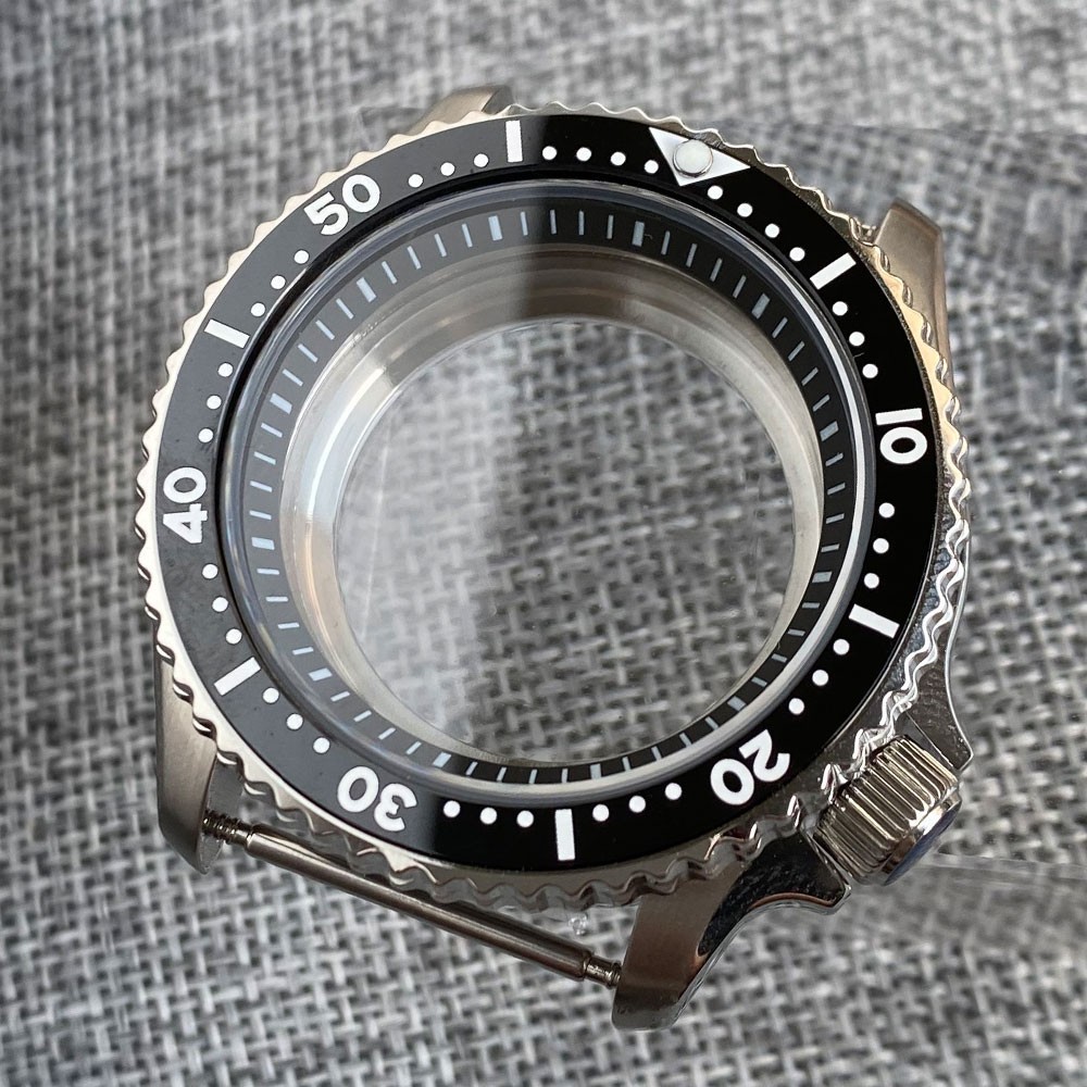 42mm Sapphire Glass Watch Case glass back Fit SKX 007 NH34A NH35A NH36 ETA 2824