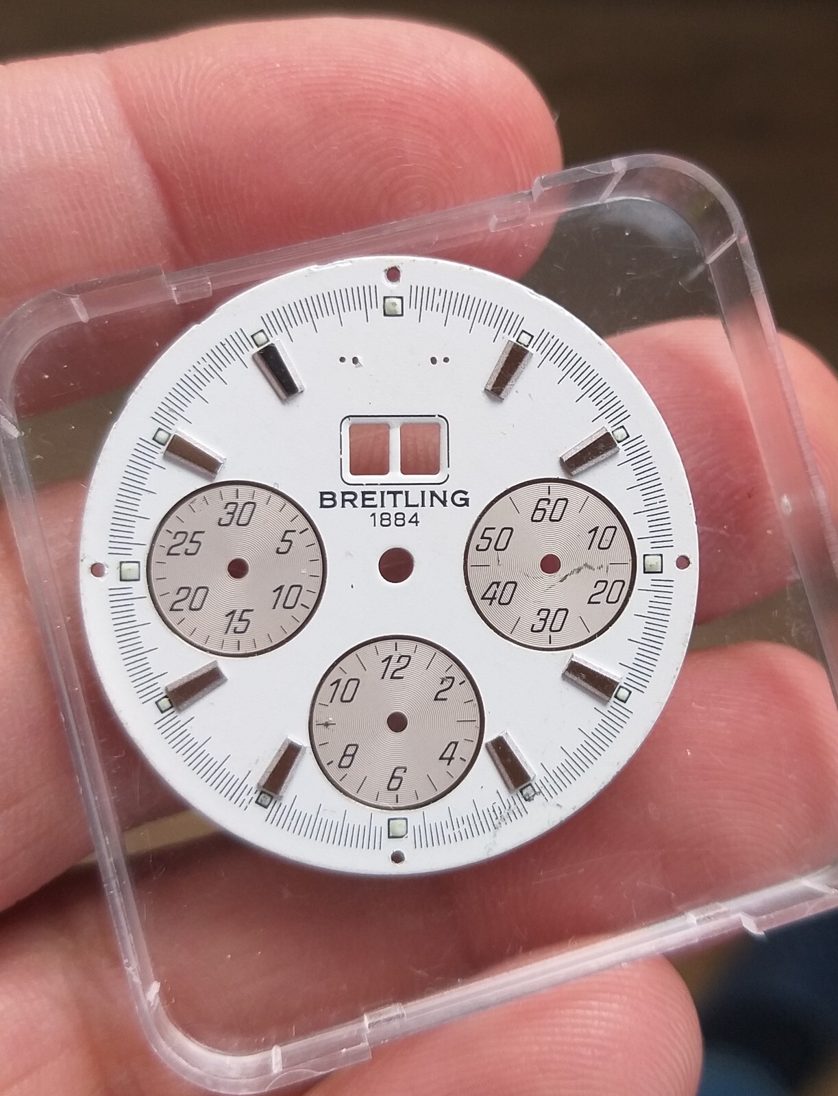 Breitling Crosswind Ref. A44355 White Chronograph Dial Original Part