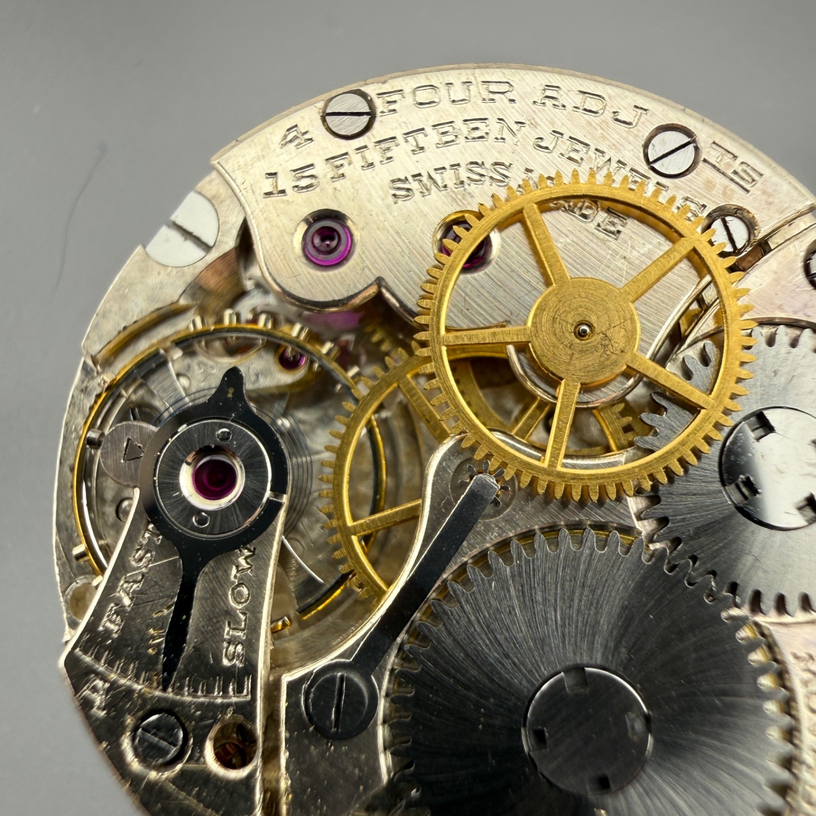 Movado 23mm Dial 24mm Rotated Rods Watch Movement