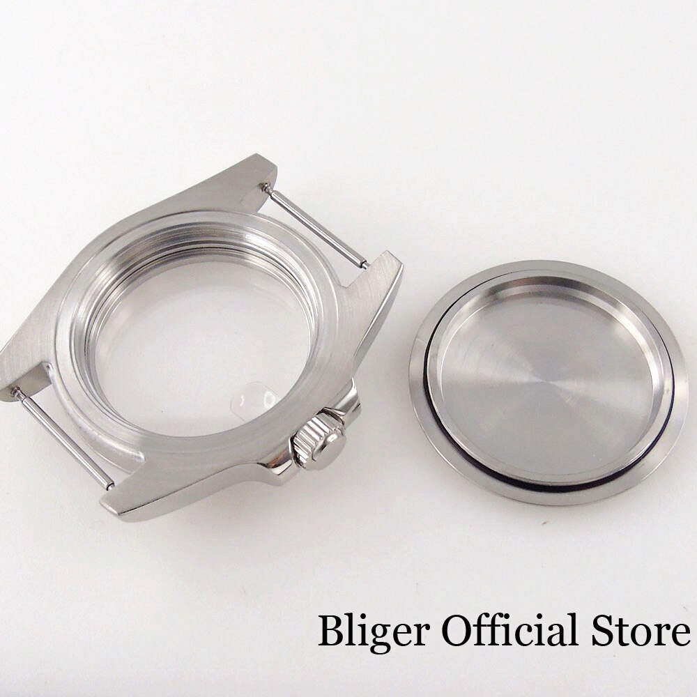 39mm Fit NH35A NH36 PT5000 NH34 GMT Diving Watch Case Sapphire Glass 24Hours