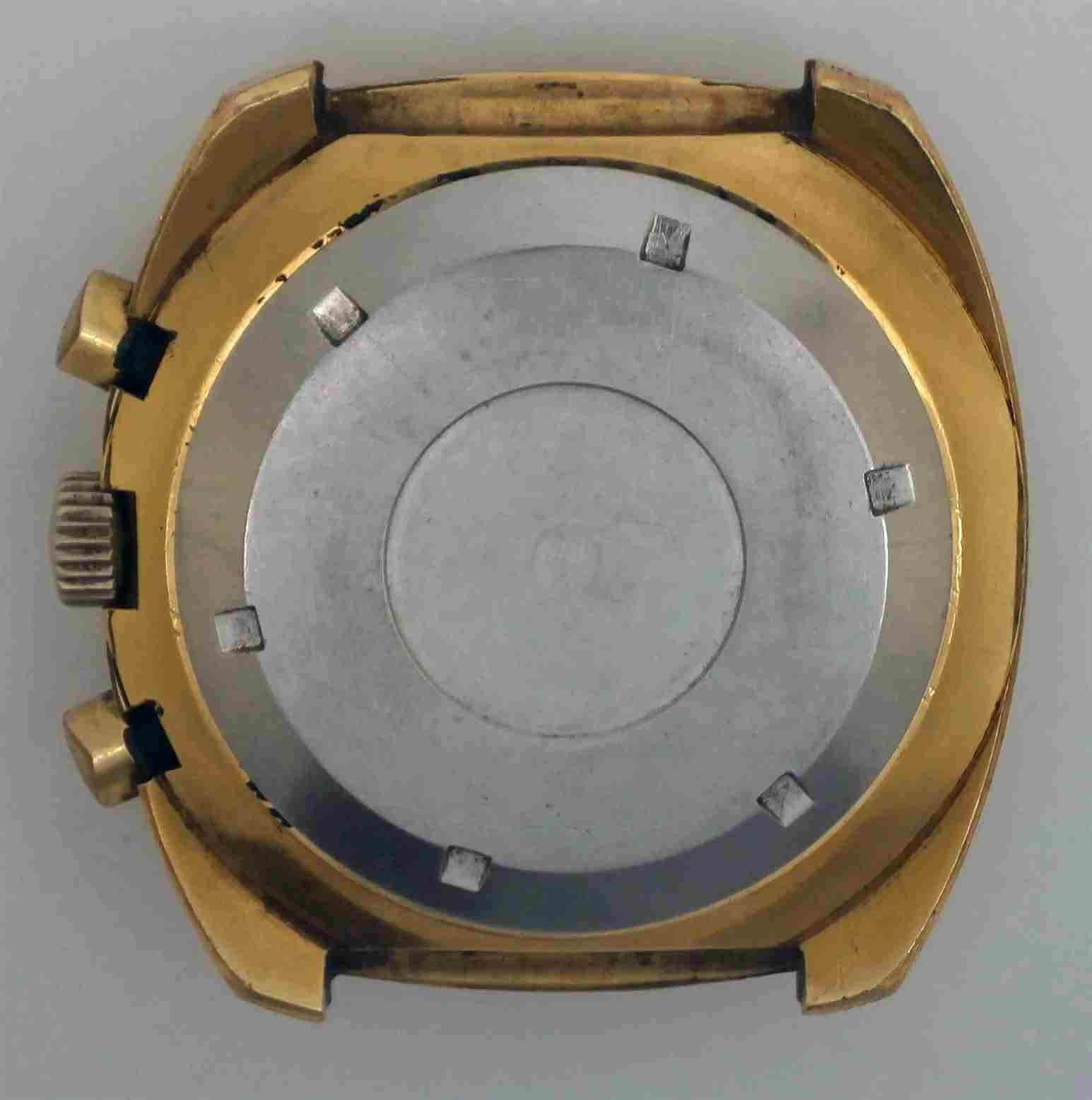 VTG PHILIP MORRIS Gold Plated Chrono. Ref: 9805. Cal: Lemania-1341. Service