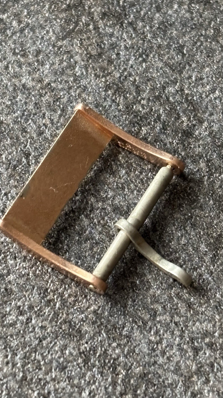 Longines 16mm Vintage Gold Steel Rose Gold Buckle Men Original