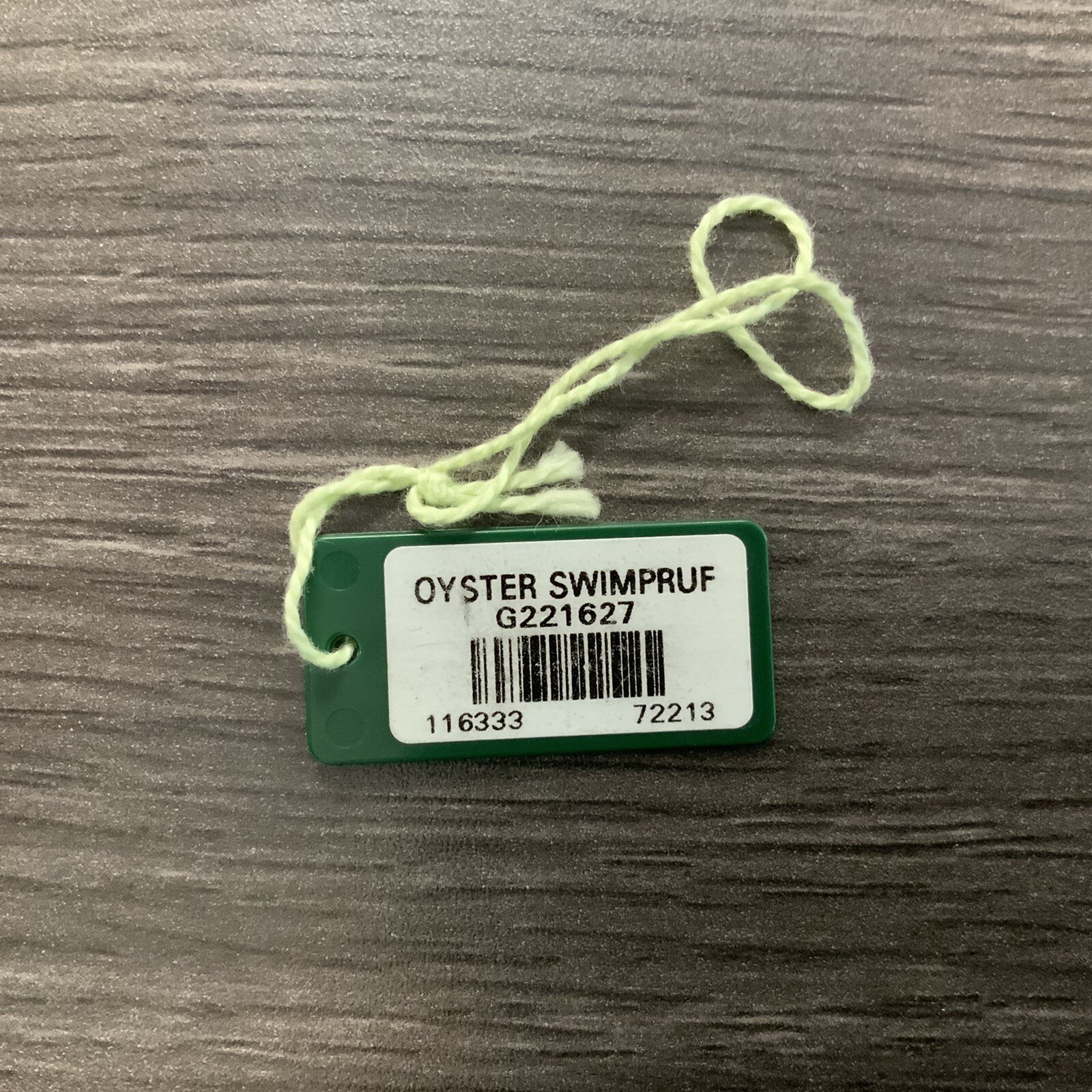 ROLEX DATEJUST II 116333 GREEN SERIAL HANG TAG