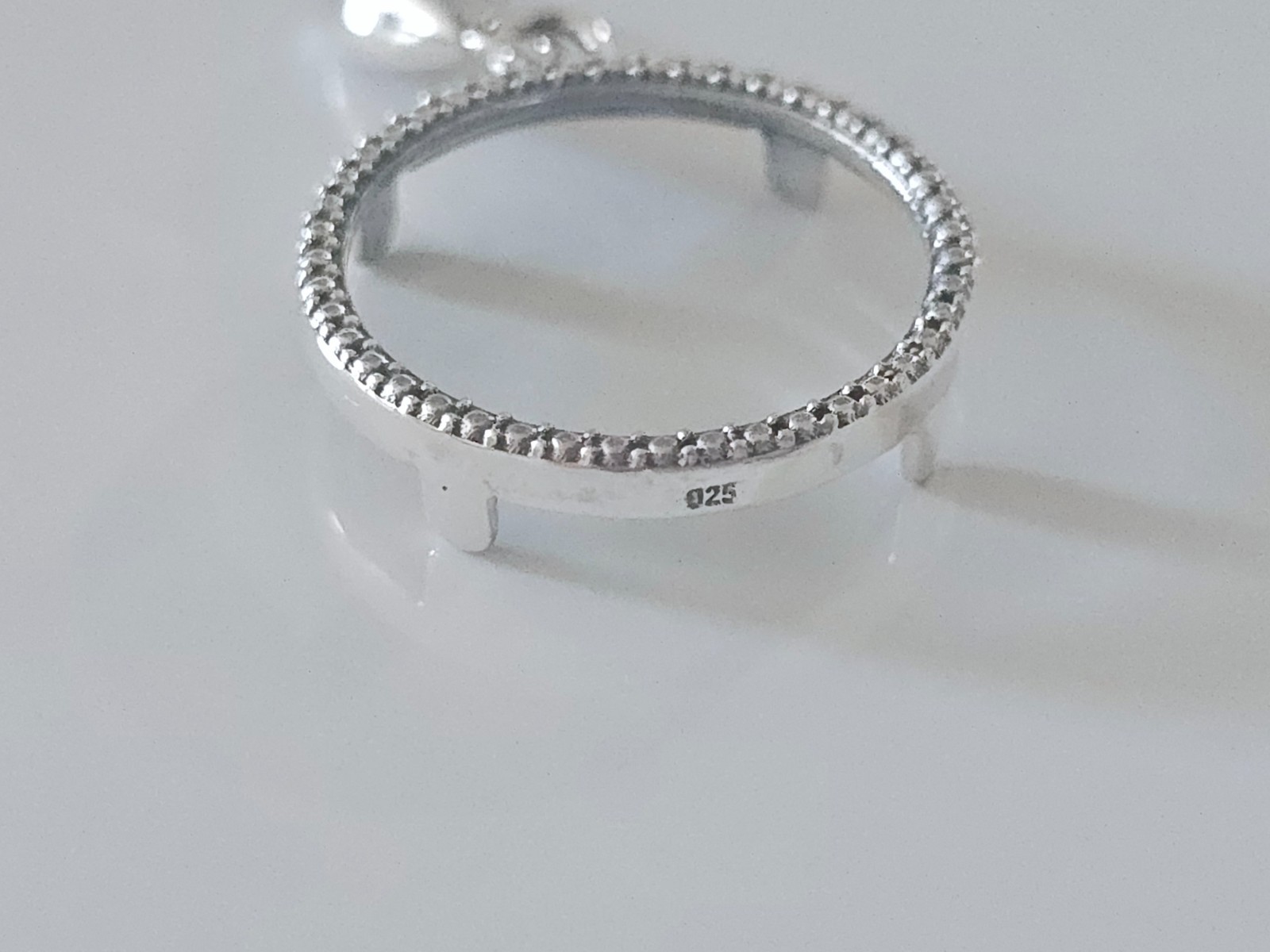 925 Sterling Silver Prong Back Illusion Edge Bezel for 18mm Dime 10 Cent Coins