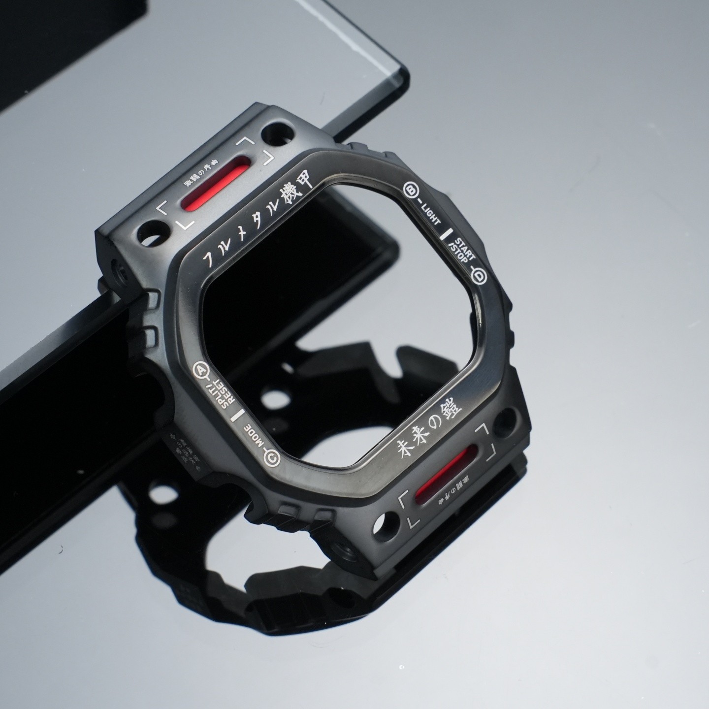 For Casio DW5600E GW-B5600 Watch Mod Kit Modified DW-5600 Steel Watch Case Strap