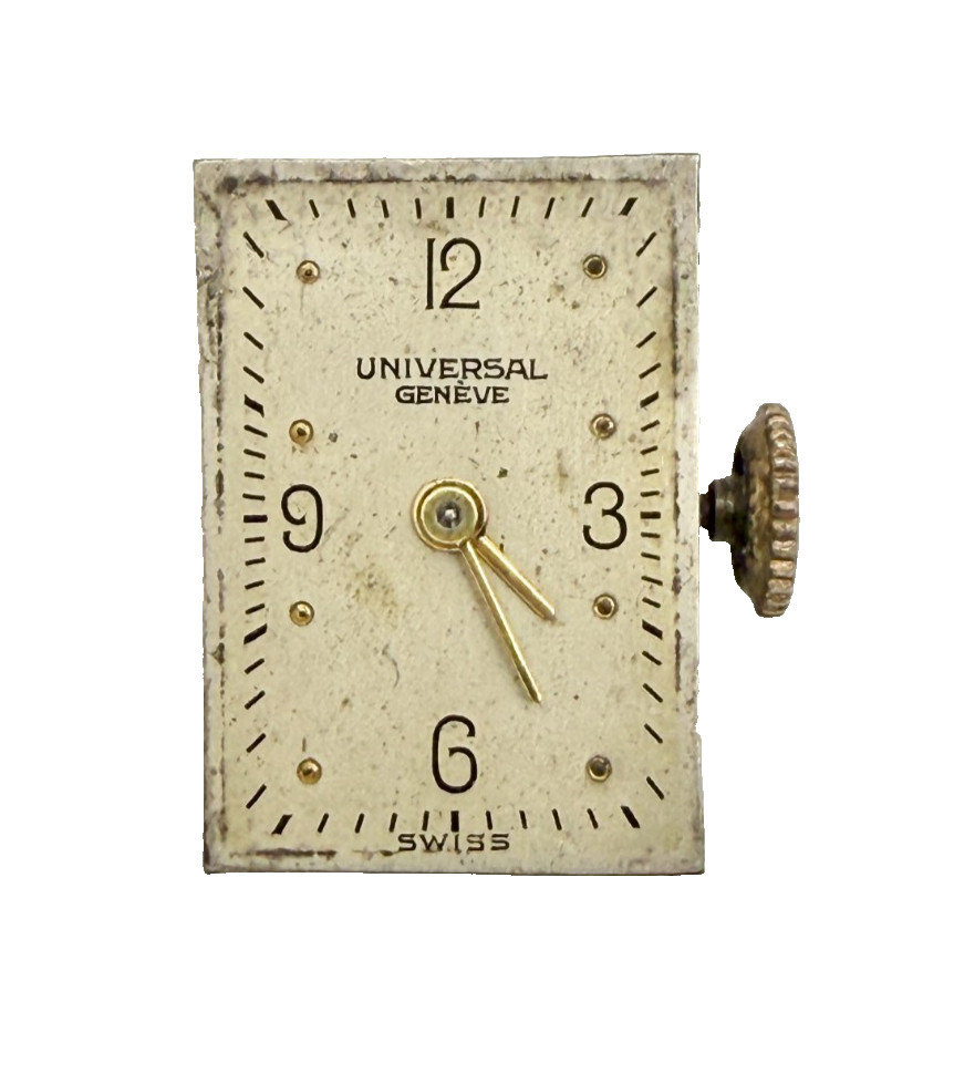 RUNNING Vintage Universal Geneve Grade 219 Ladies 17j Manual Wind Watch Movement