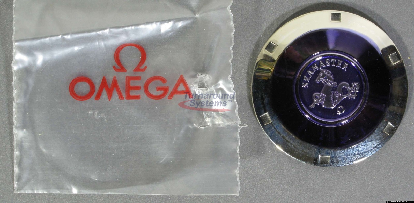 Omega Seamaster Case Back, Stainless Steel, Brand New!