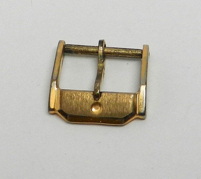 Authentic 14MM Movado Gold Buckle Clasp Fits All 14 mm Leather, Lizard Straps