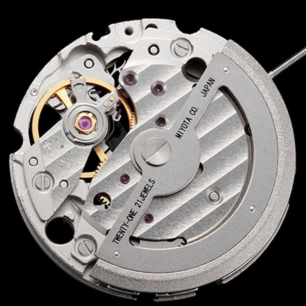 Miyota / Citizen 82S0 Silver Plated Japan Automatic Mechanical Movement