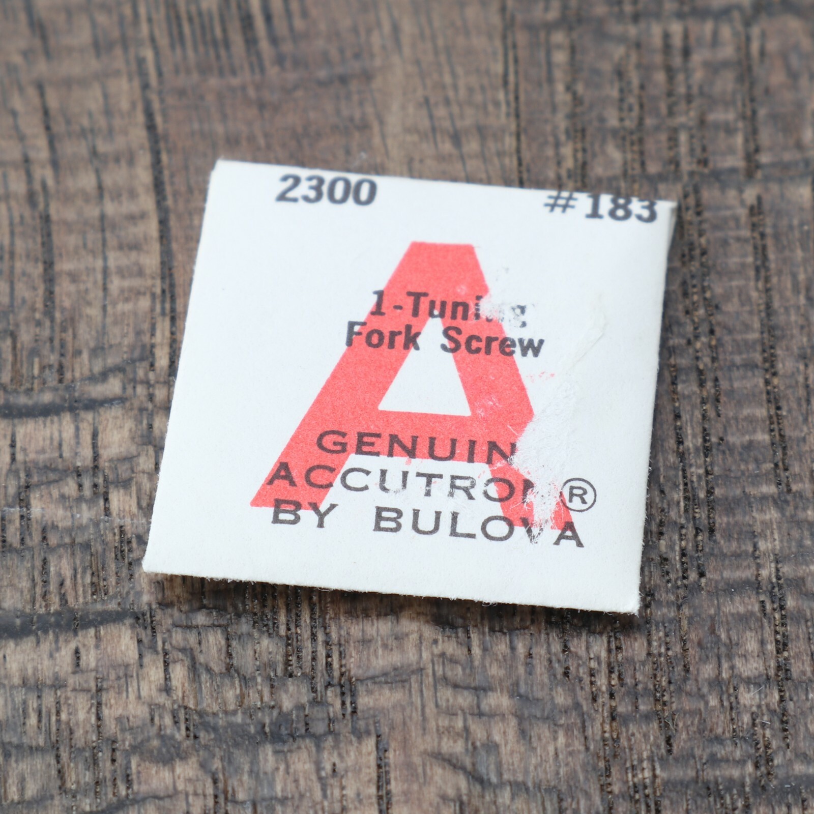 Vintage Genuine Original Bulova Accutron 2300 Part #183 Tuning Fork Screw (C5D7)