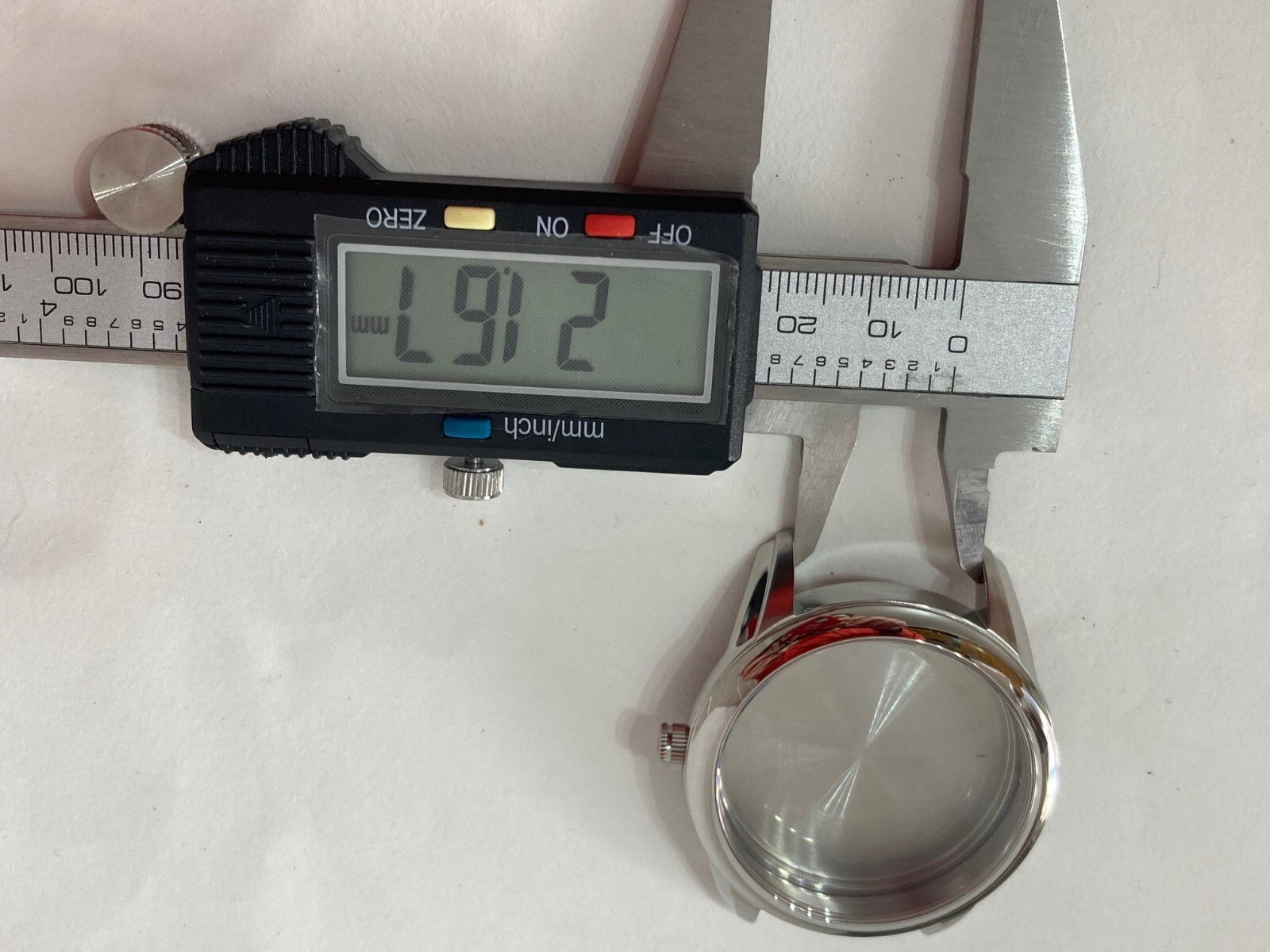 SPARE PARTS ACCESSORY STEEL CASE PHILIP WATCH CARIBE NEW.8