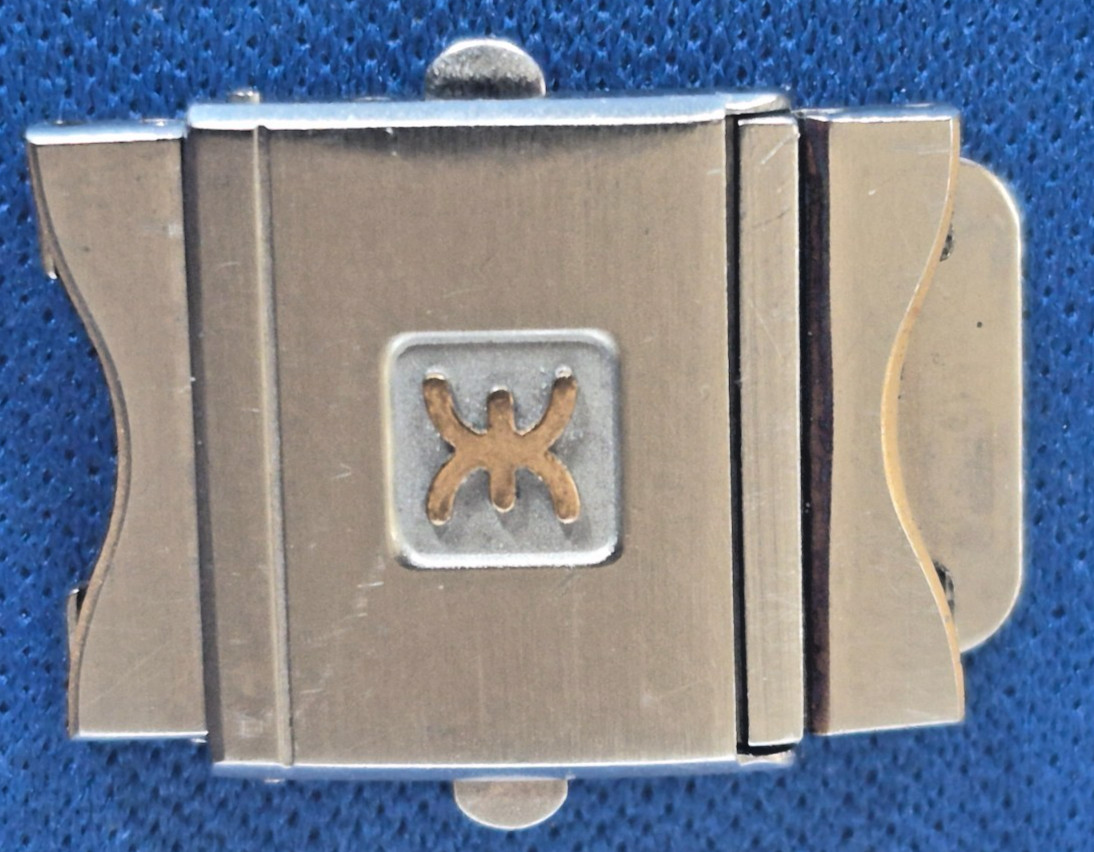 Ebel Sport Classic Wave Men Gold and Steel Watch Clasp Buckle For 15mm Band