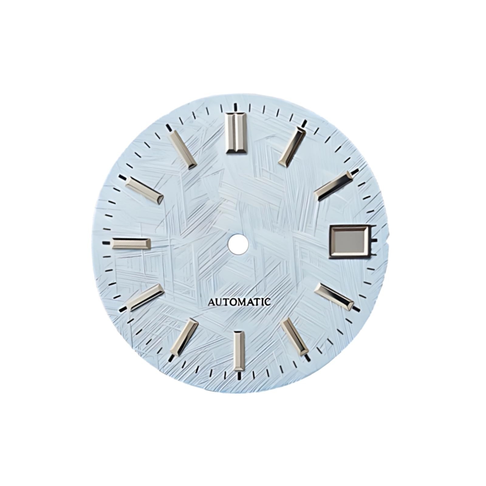 OYOSIDA 28.5mm Skeleton Watch Dial NH35 NH36 4R 6R Silver