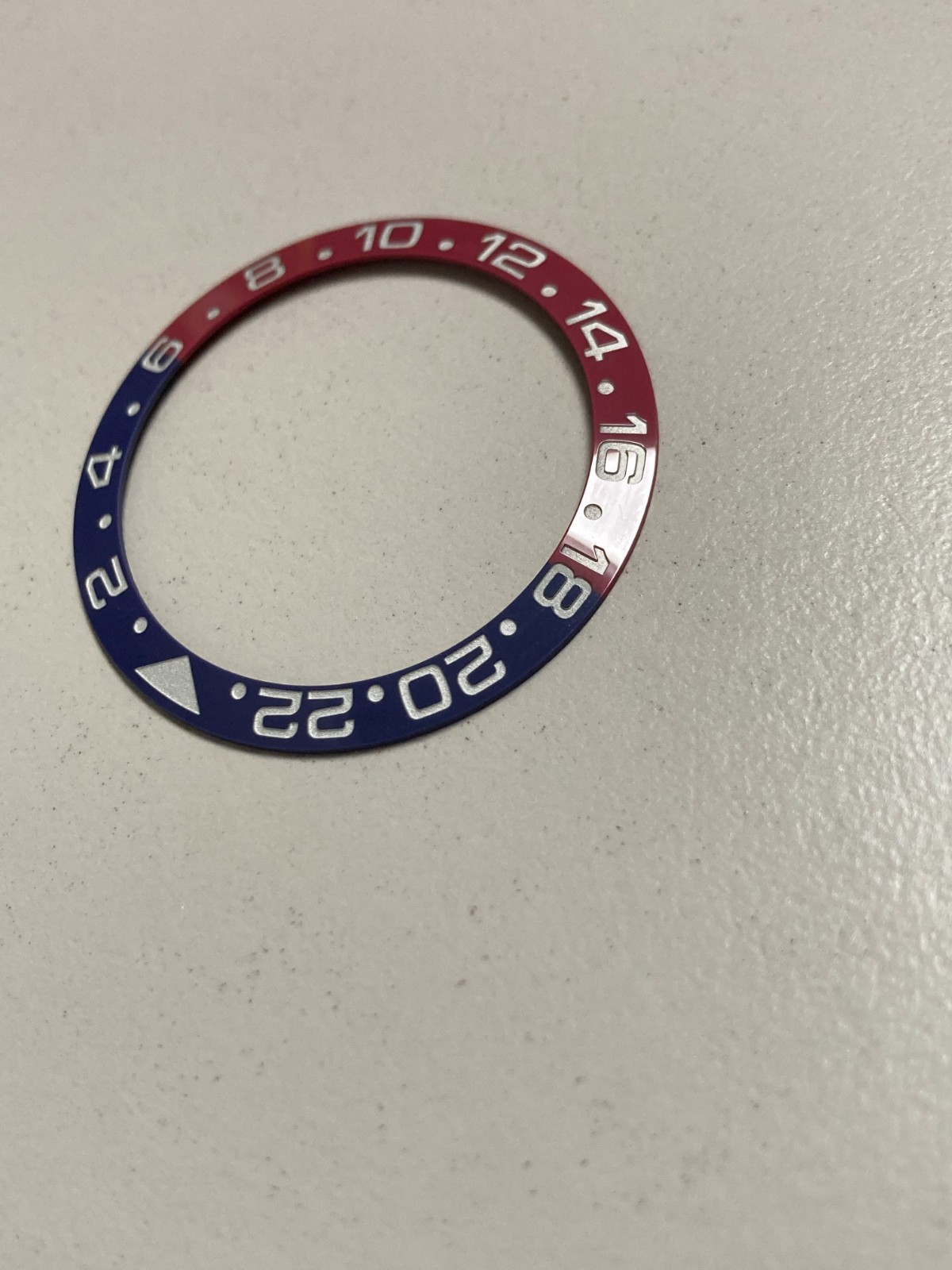 Pepsi Watch Bezel Insert Fits Rolex GMT Master II 116710 126710BLRO Blue Red