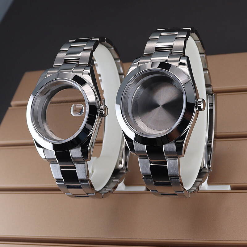 36mm/39mm NH35 Watch Cases nh35 Oyster strap For NH36 Nh38 Miyota 8215 Movement
