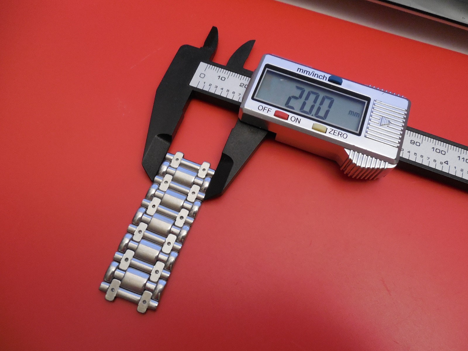 GENUINE CONCORD STEEL SARATOGA STRAP BAND BRACELET 18MM LINK INTEGRATED SECTION