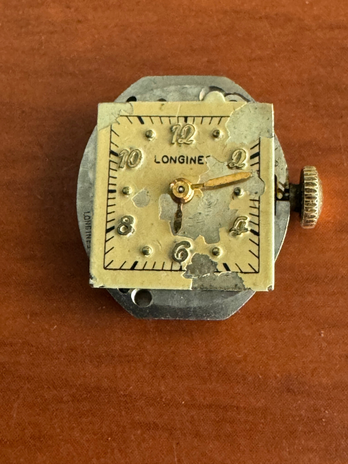 VINTAGE LADIES LONGINES WRIST WATCH MOVEMENT, CAL. 5LN, KEEPING TIME, 17 JEWEL
