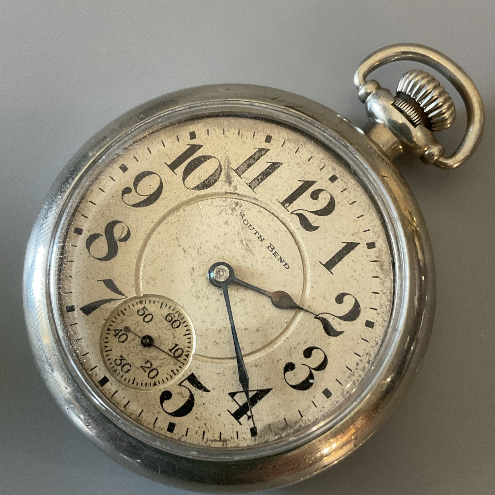 Works! Antique 16s 1910 South Bend 17j Mechanical Pocket Watch Movement 215