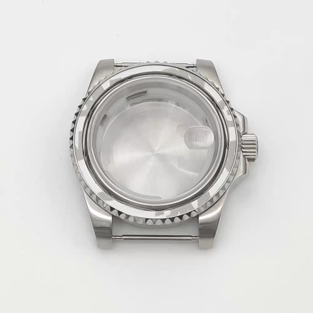 40mm Stainless Watch Case Sapphire No Bezel for NH35 NH36 Movement 28.5mm Dial