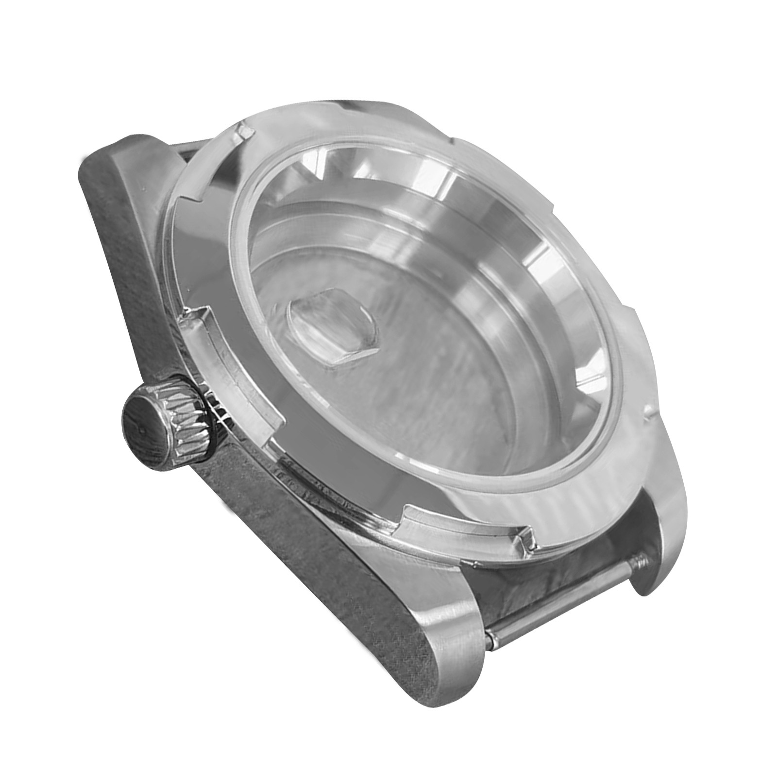 41mm Stainless Steel Watch Case Sapphire Glass For NH35/NH36/4R/7S Movement fhy