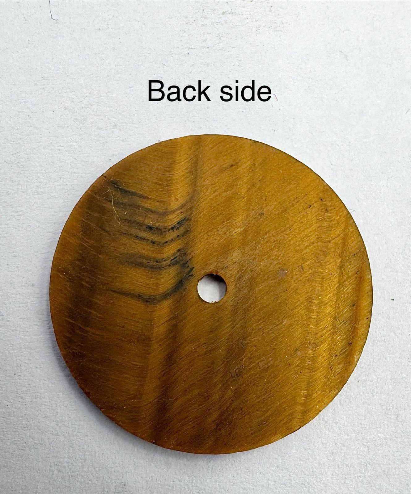tiger eye Watch Dial Blank Handmade Dial for 24.5 mm-1.5 mm GMC-1147w