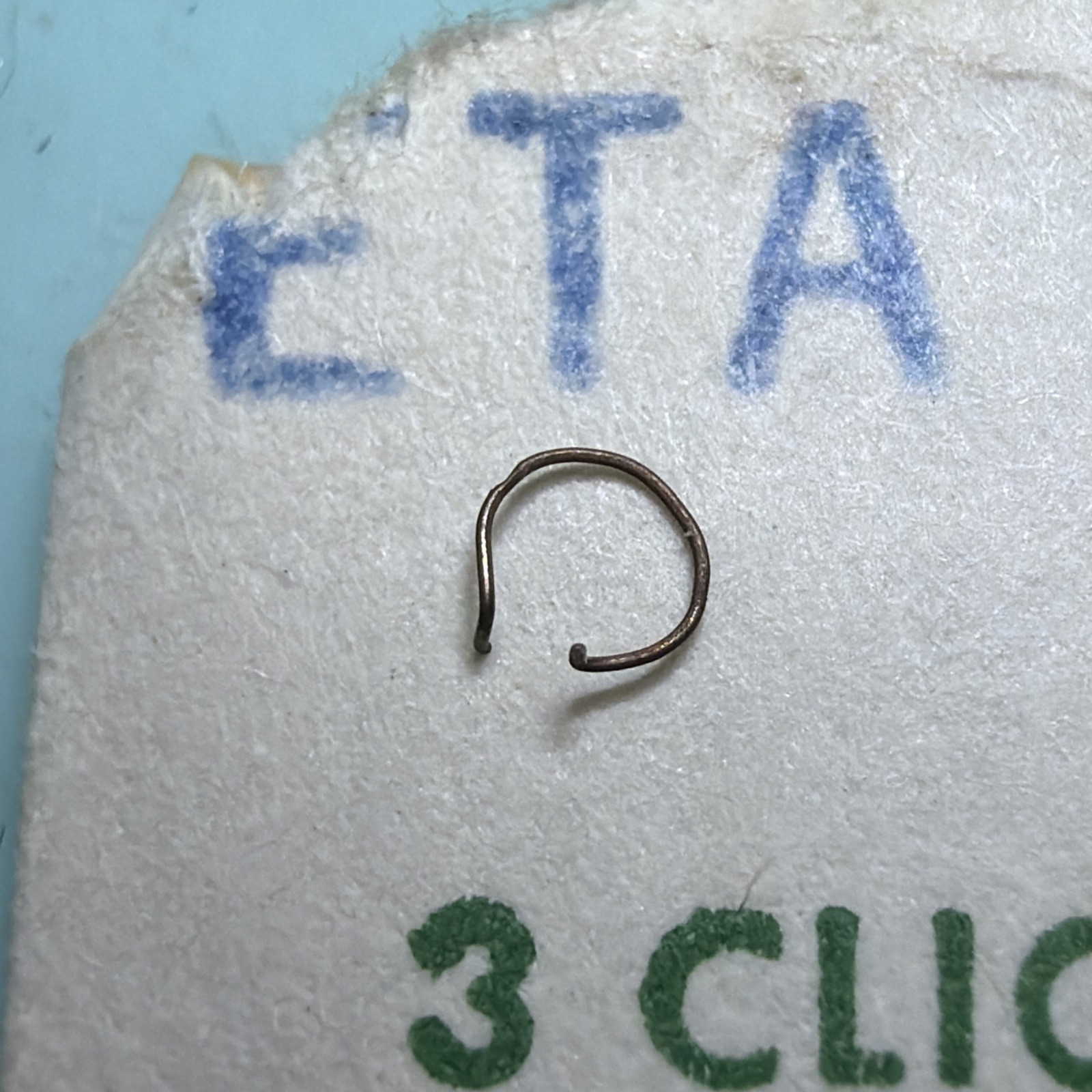 ETA 1080 – NOS – Click Spring watch part #430/152 – (1) Per Order