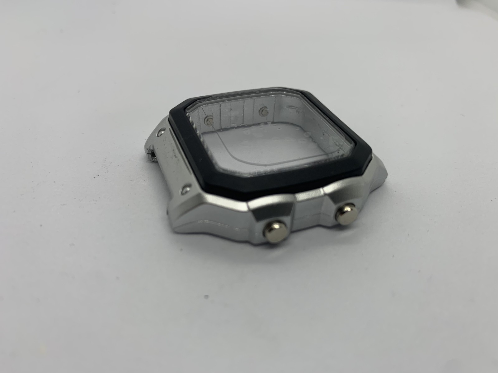 Casio WorldTime AE-1200 Replacement Silver Resin Case Screws Gasket READ BELOW