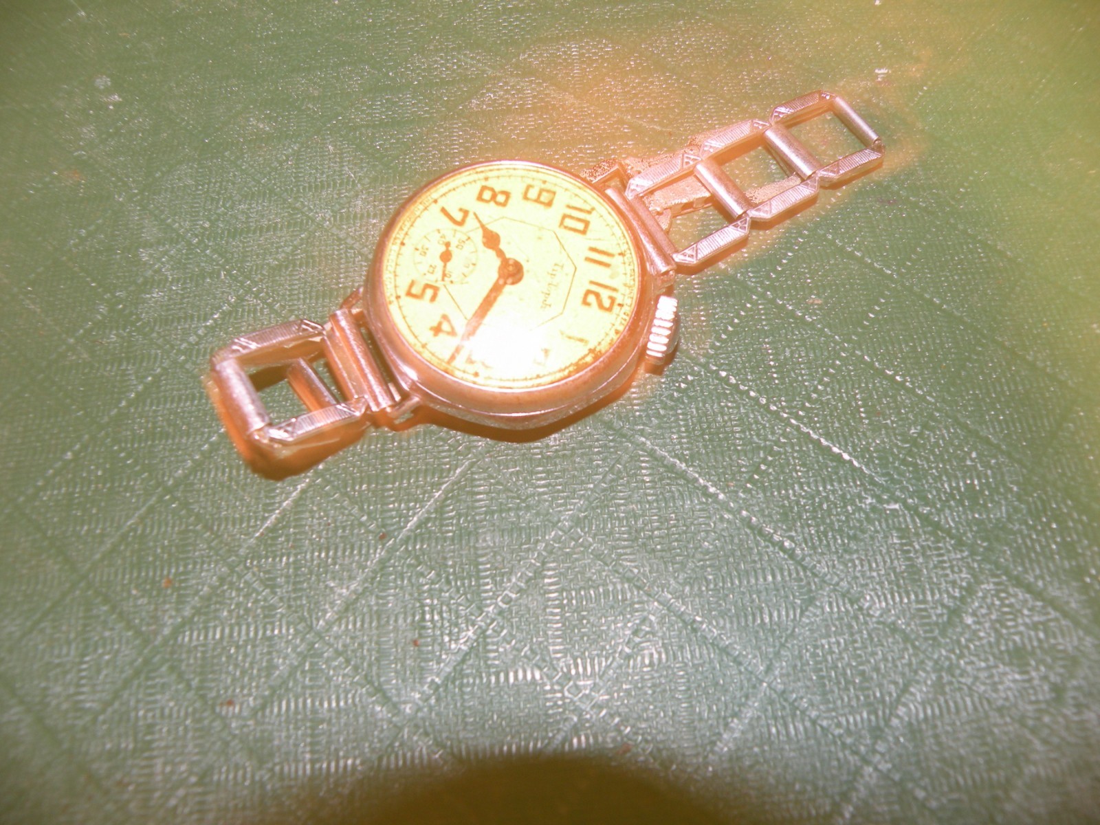 Vintage New Haven Tip Top Jr Watch (Parts/Repair) Parts W/ Band “Make offer”