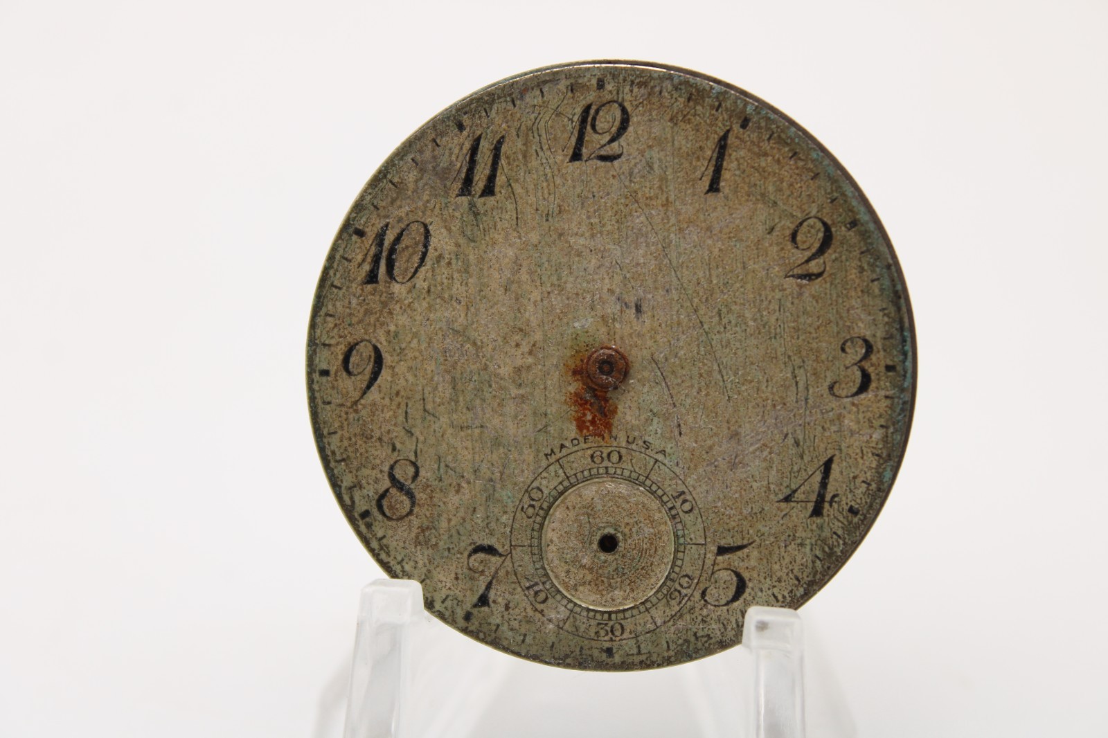 1922 NEW YORK STANDARD POCKET WATCH MOVEMENT 1011022 GRADE: 1553 10s 15j (F4S)